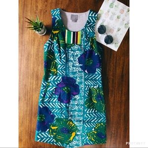 Anthropologie Vanessa Virginia Hibiscus Dress